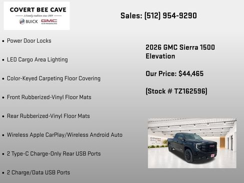 New 2026 GMC Sierra 1500 Elevation RWD image 38