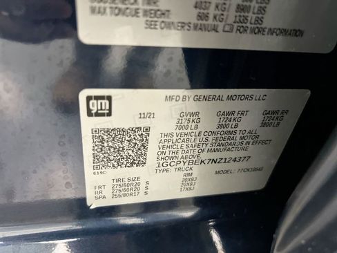 Used 2022 Chevrolet Silverado 1500 Custom image 27