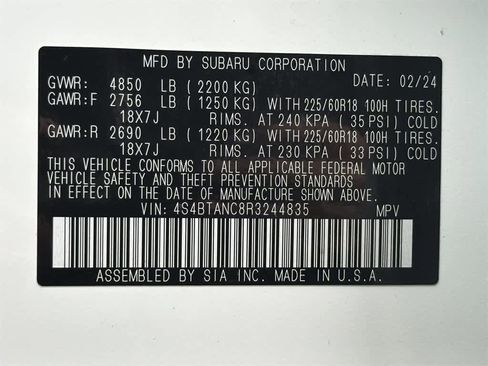 Certified 2024 Subaru Outback Limited image 22