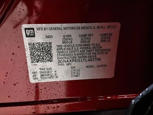 New 2026 Chevrolet Equinox LT AWD/4WD image 13