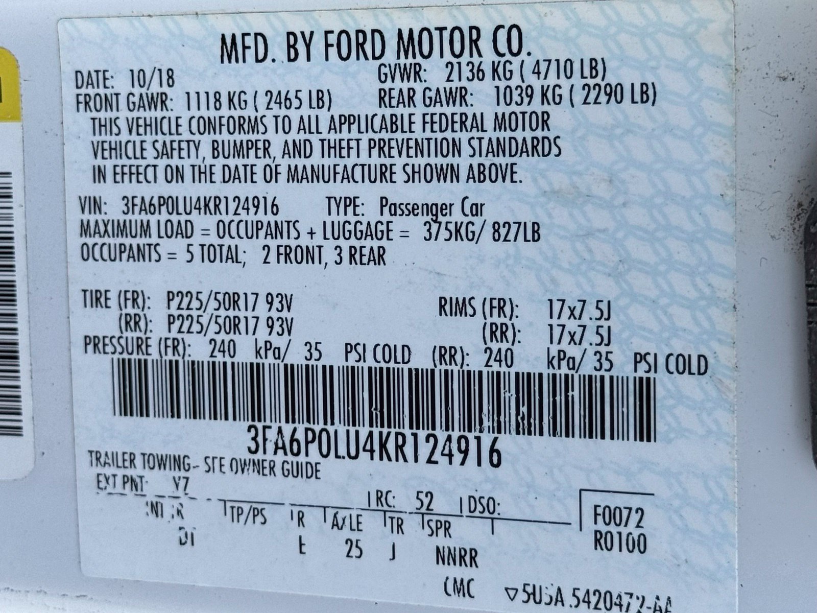Used 2019 Ford Fusion SE FWD image 38