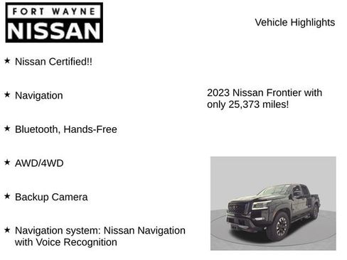 Certified 2023 Nissan Frontier PRO-4X w/ Pro Convenience Package AWD/4WD image 8