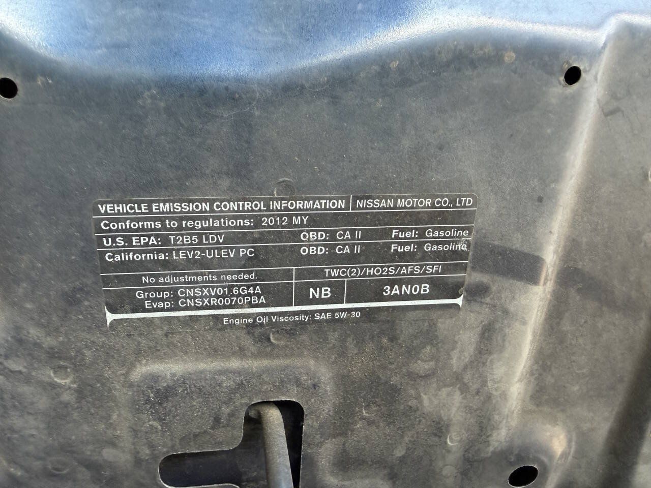 Used 2012 Nissan Versa S FWD image 16