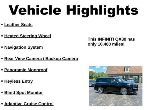 Used 2025 INFINITI QX80 Luxe AWD/4WD image 11