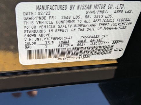 Used 2023 INFINITI Q50 Sensory RWD image 33