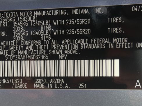 Used 2021 Toyota Highlander Limited image 18