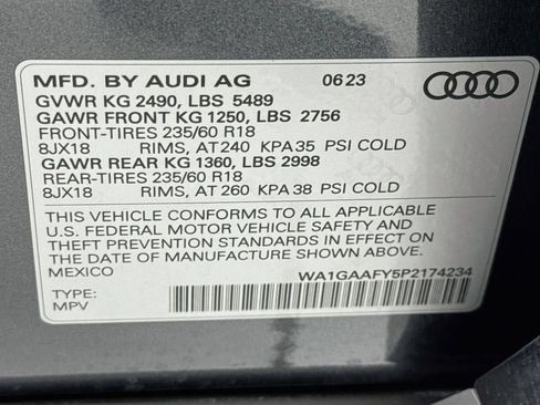 Used 2023 Audi Q5 2.0T Premium w/ Convenience Package AWD/4WD image 33