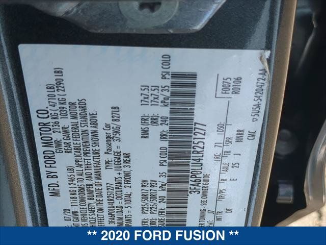 Used 2020 Ford Fusion SE FWD image 24
