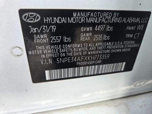 Used 2019 Hyundai Sonata Sport w/ Tech Package 03 image 23