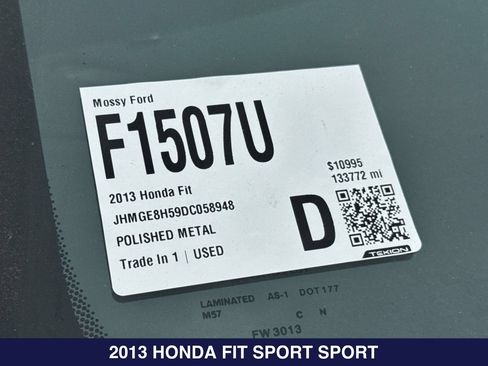 Used 2013 Honda Fit Sport image 2