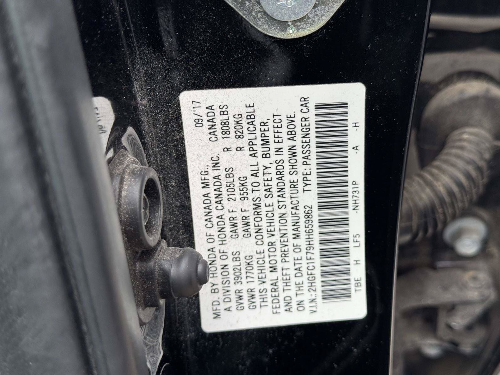 Used 2017 Honda Civic EX-L image 14