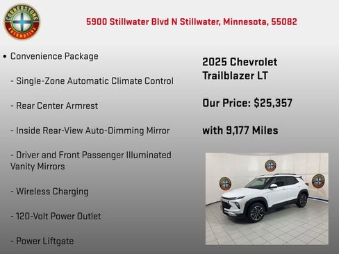 Used 2025 Chevrolet TrailBlazer LT w/ Convenience Package AWD/4WD image 10