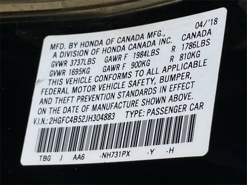 Certified 2018 Honda Civic LX image 26