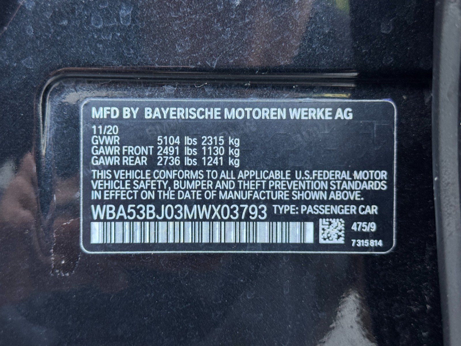 Used 2021 BMW 540i w/ M Sport Package RWD image 45