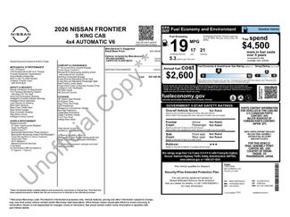 New 2026 Nissan Frontier S video 2