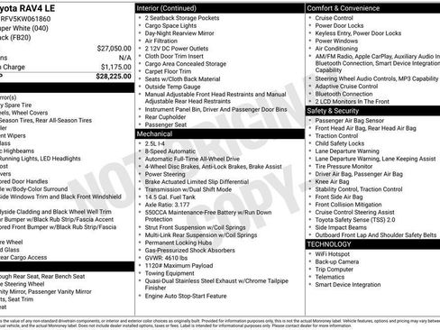 Used 2019 Toyota RAV4 LE AWD/4WD image 9