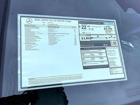 New 2026 Mercedes-Benz GLC 43 AMG AMG GLC 43 Coupe image 17