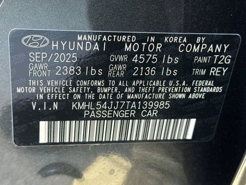 New 2026 Hyundai Sonata Limited FWD image 32