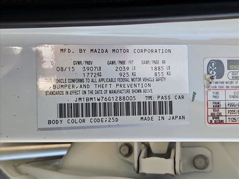 Used 2016 MAZDA MAZDA3 i Touring w/ Popular Equipment Package FWD image 25