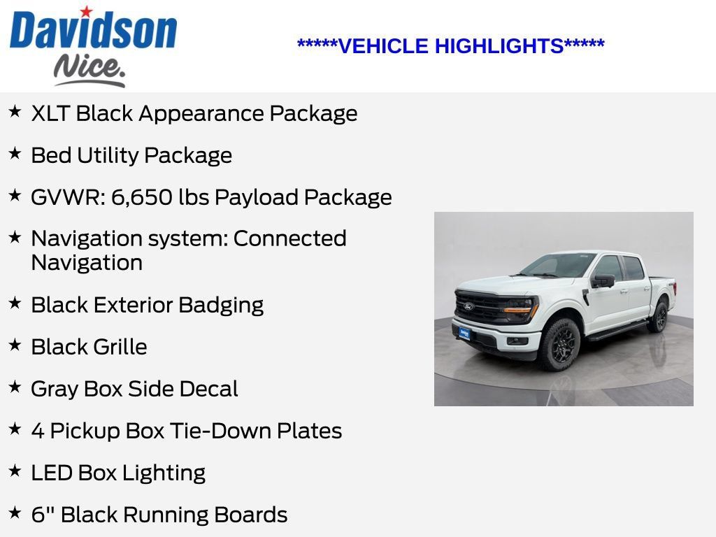 Certified 2024 Ford F150 XLT w/ Equipment Group 302A MID AWD/4WD image 5