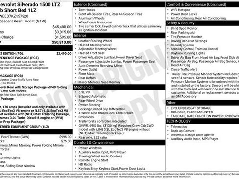 Used 2019 Chevrolet Silverado 1500 LTZ w/ LTZ Texas Edition image 9