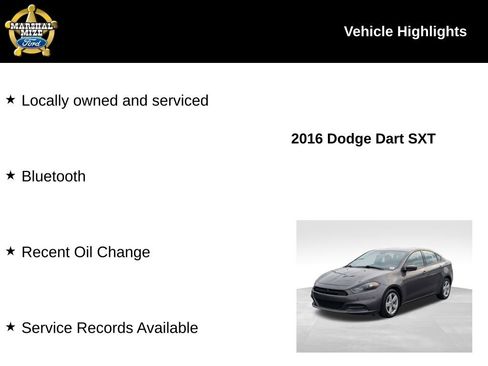 Used 2016 Dodge Dart SXT image 2