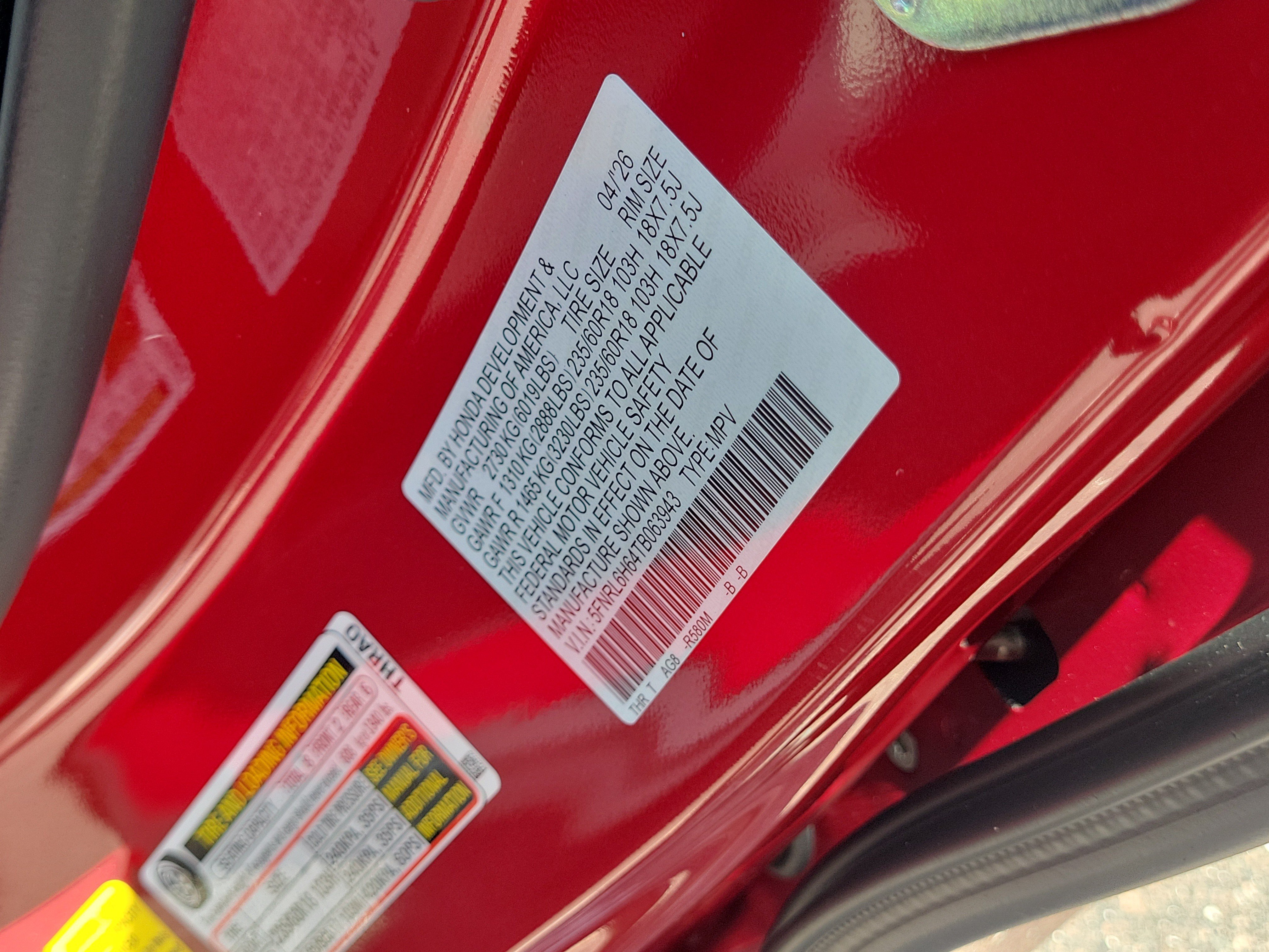 New 2026 Honda Odyssey EX-L image 34