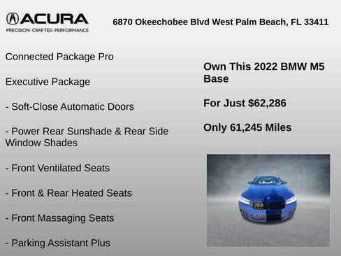 Used 2022 BMW M5 Base w/ Executive Package image 6