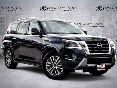 Used 2023 Nissan Armada SL w/ Captain's Chairs Package image 1