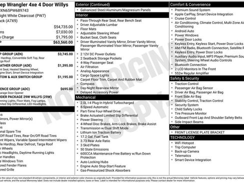 Used 2023 Jeep Wrangler Unlimited w/ Dual Top Group image 17