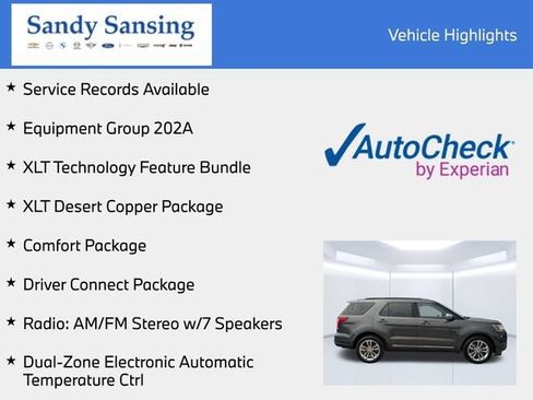 Used 2019 Ford Explorer XLT w/ Equipment Group 202A FWD image 7