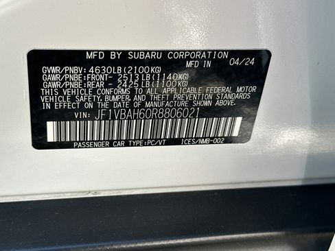 Used 2024 Subaru WRX Premium image 39