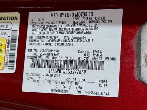 Used 2016 Ford Mustang Premium w/ Pony Package RWD image 24