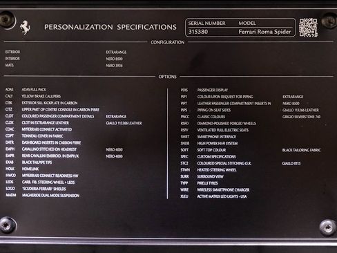 Used 2025 Ferrari Roma Spider image 14