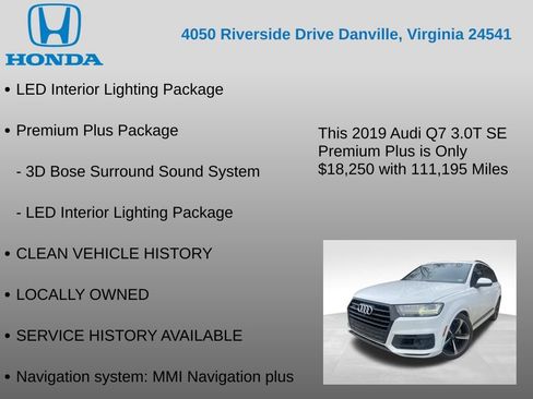 Used 2019 Audi Q7 3.0T Premium Plus w/ Premium Plus Package image 17