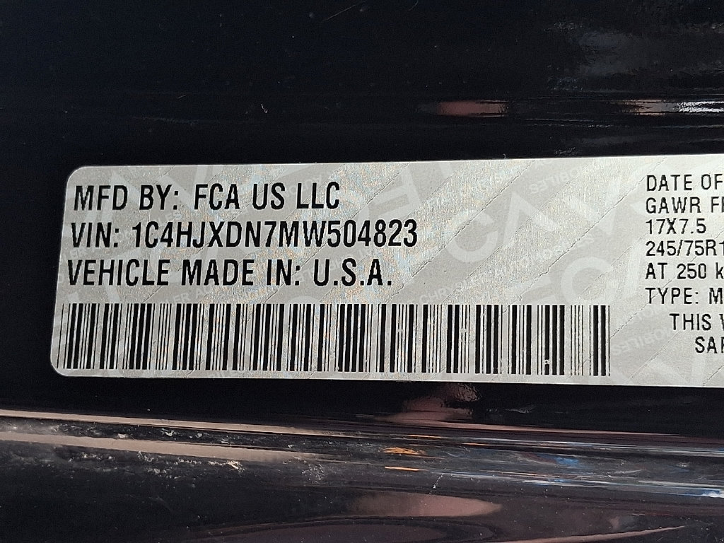 Certified 2021 Jeep Wrangler Unlimited Sport AWD/4WD image 26