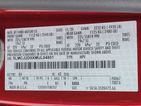 Used 2021 Lincoln Corsair Reserve w/ Equipment Group 201A AWD/4WD image 29