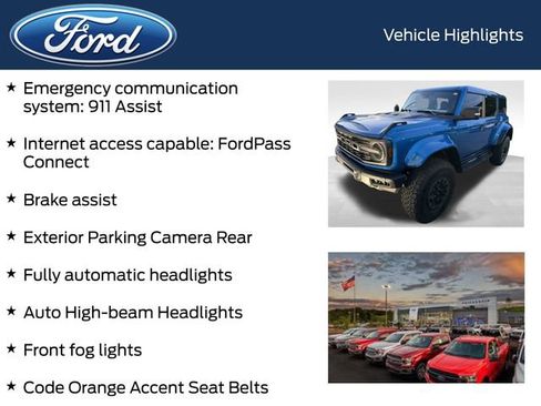 Used 2025 Ford Bronco Raptor w/ Interior Carbon Fiber Pack AWD/4WD image 8
