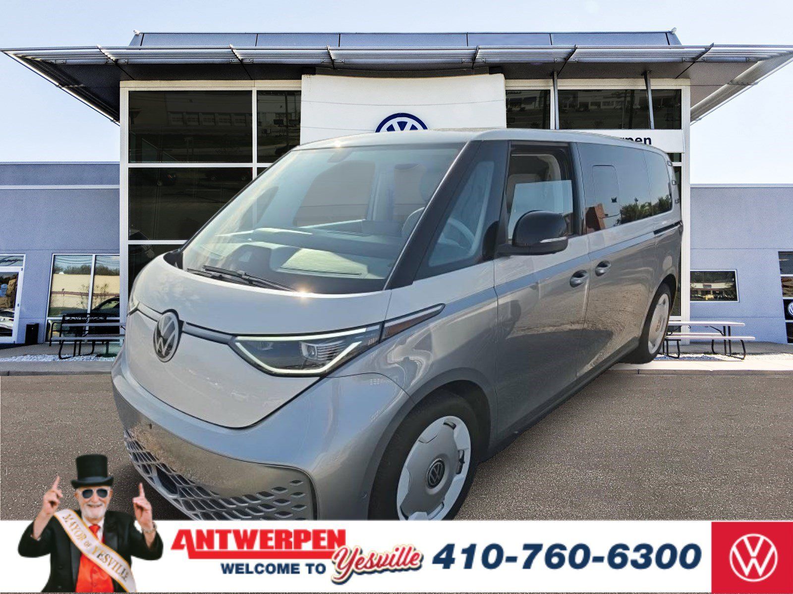 Used 2025 Volkswagen ID. Buzz 1st Edition w/ Cupholders Package AWD/4WD image 1