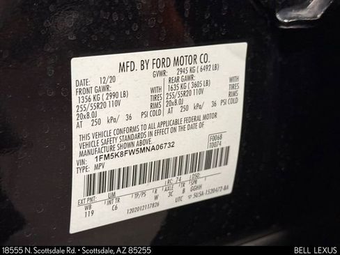 Used 2021 Ford Explorer Limited w/ Hybrid Equipment Group 310A image 31