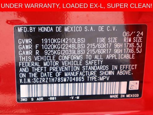 Used 2025 Honda HR-V EX-L image 28