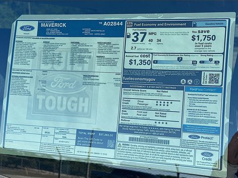 New 2026 Ford Maverick XLT w/ Equipment Group 301A image 17