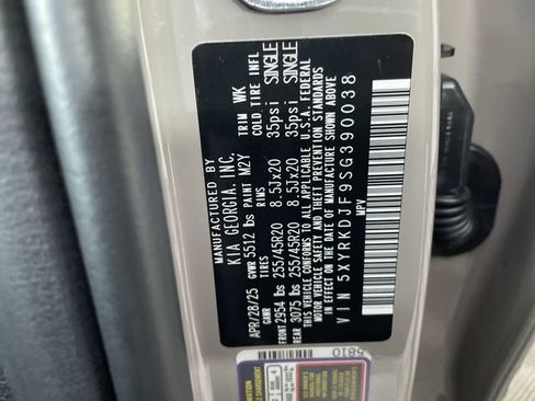 Used 2025 Kia Sorento SX image 50