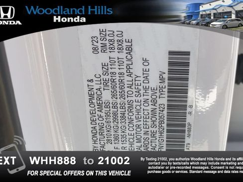 Certified 2023 Honda Pilot TrailSport image 27