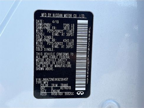 Used 2019 INFINITI QX80 Luxe w/ 22" Wheel Package image 35