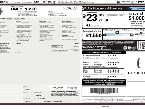 Used 2018 Lincoln MKC Premiere image 33