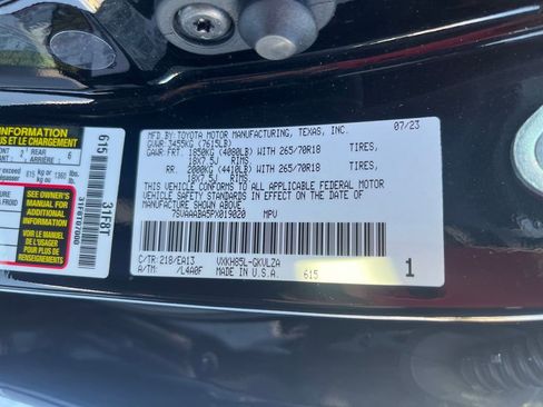 Used 2023 Toyota Sequoia Limited w/ TRD Off-Road Package image 6