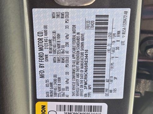 Used 2025 Ford Bronco Sport Outer Banks w/ Outer Banks Tech Package+ AWD/4WD image 34