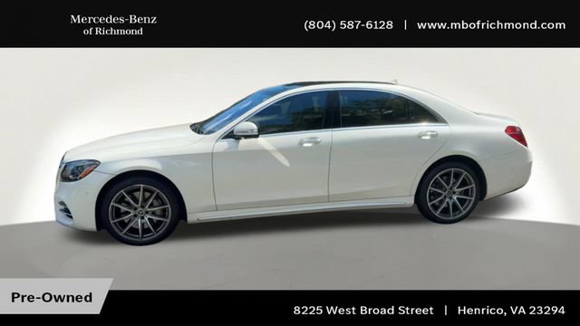 Used 2020 Mercedes-Benz S 560 Sedan w/ AMG Line Exterior image 7
