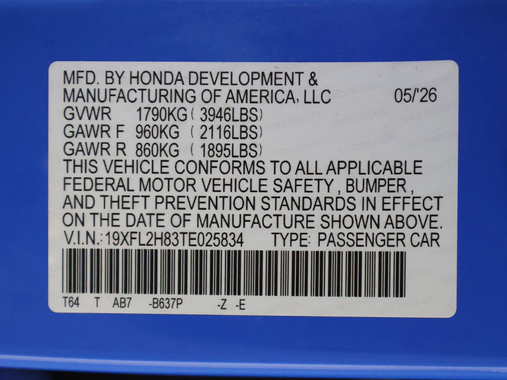 Certified 2026 Honda Civic Sport image 48